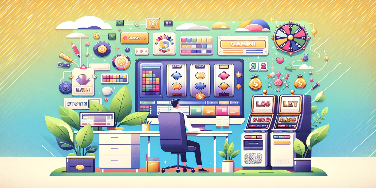 Illustration showcasing Crotorrents slot games and trends for Pakistan players on P999GAME.